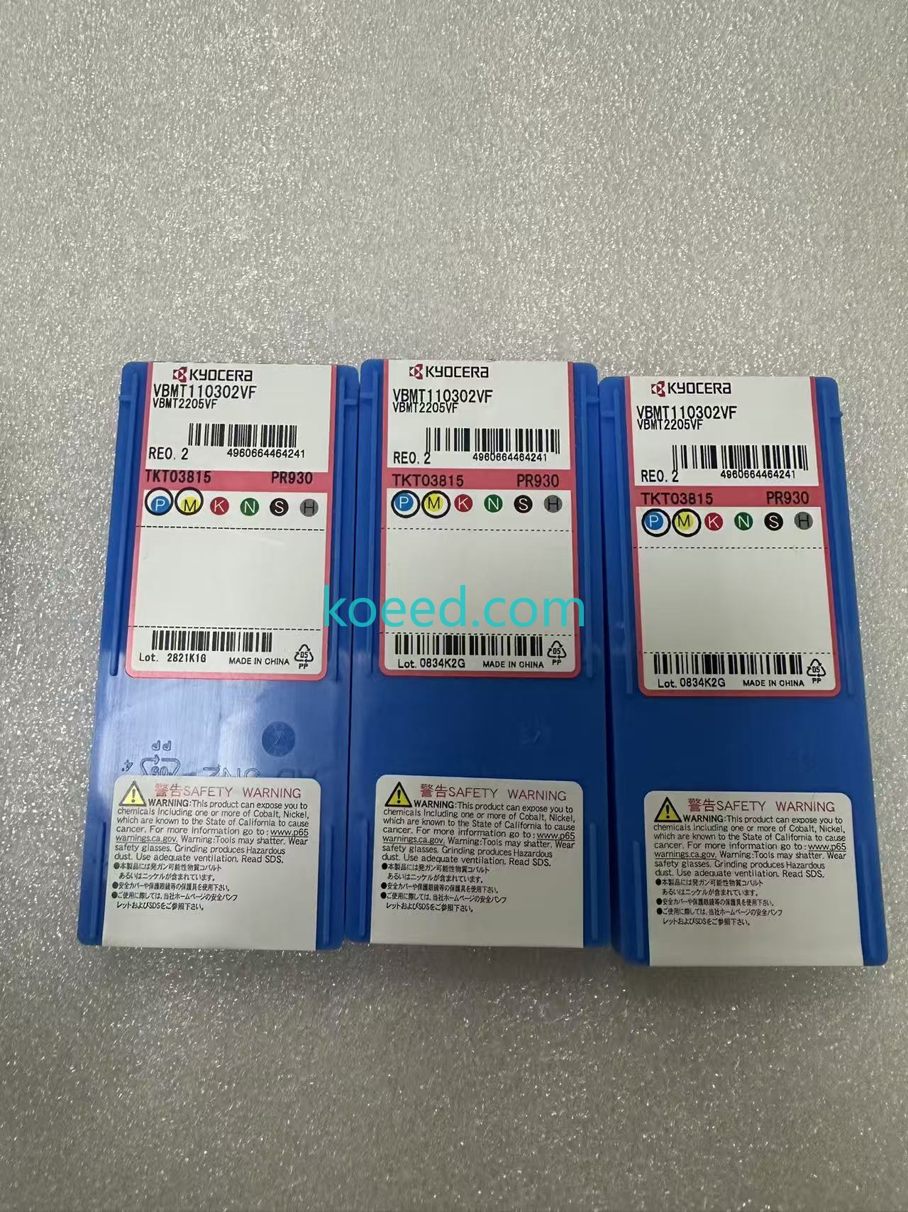 VBMT110302-VF PR930 VBMT2205VF - Product View